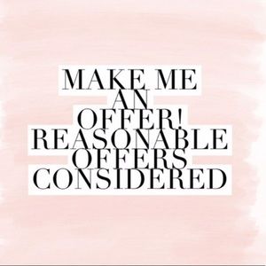 See attached chart ~ we consider reasonable offers